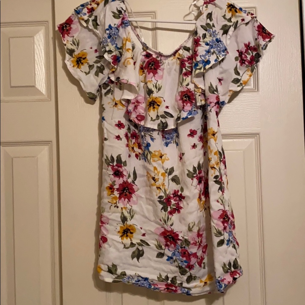 Floral off the shoulder Top